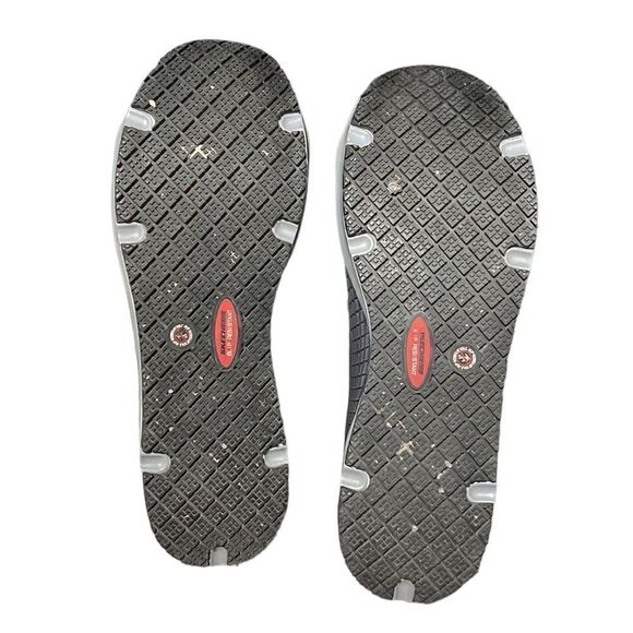 Skechers Comp Toe Shoes Woman’s 10 Uno SR Jhansi Navy Gray Slip Resistant - Picture 11 of 13